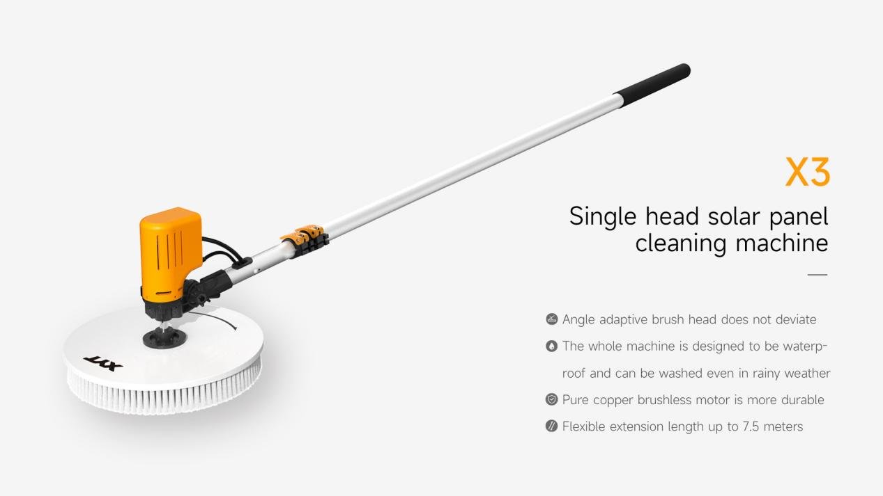 XYT X3 double-head photovoltaic panel cleaning machine is a global bestseller