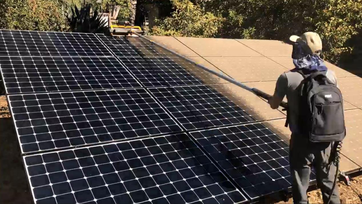Photovoltaic cleaning in arid areas water-saving technology and economic balance