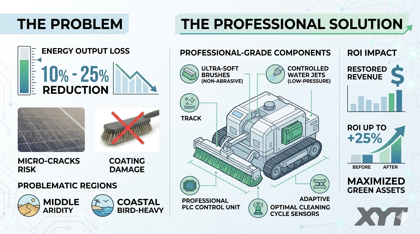 What should a good solar panel cleaning kit include